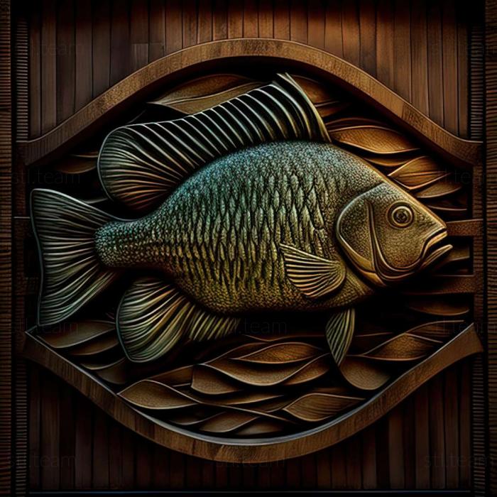 3D model Tilapia genus fish (STL)